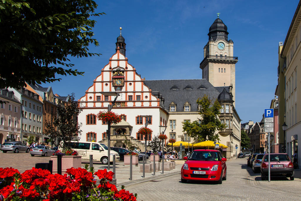Hotel Garni Am Klostermarkt プラウエン エクステリア 写真